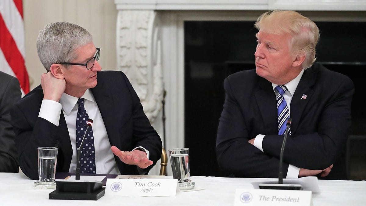 Trump's relationship with Apple is souring