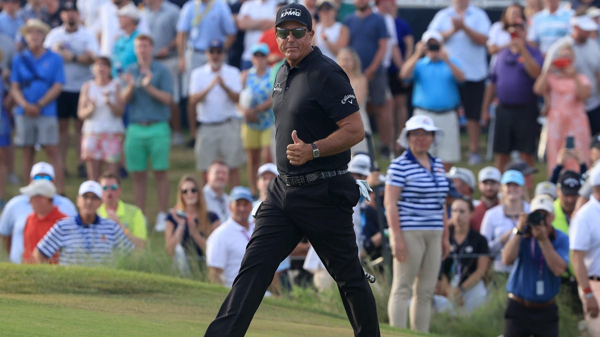 Phil Mickelson won one for old guys everywhere, even if we couldn