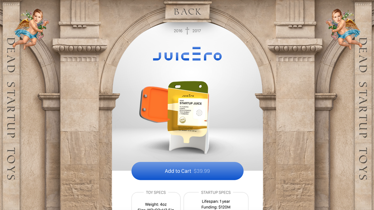 Juicero funding sale