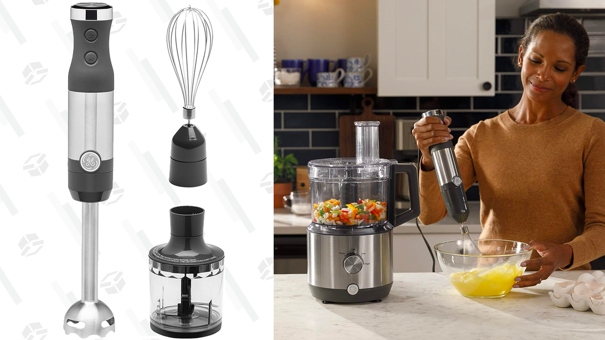 Whisk Your Worries Away With This GE Immersion Blender for $49