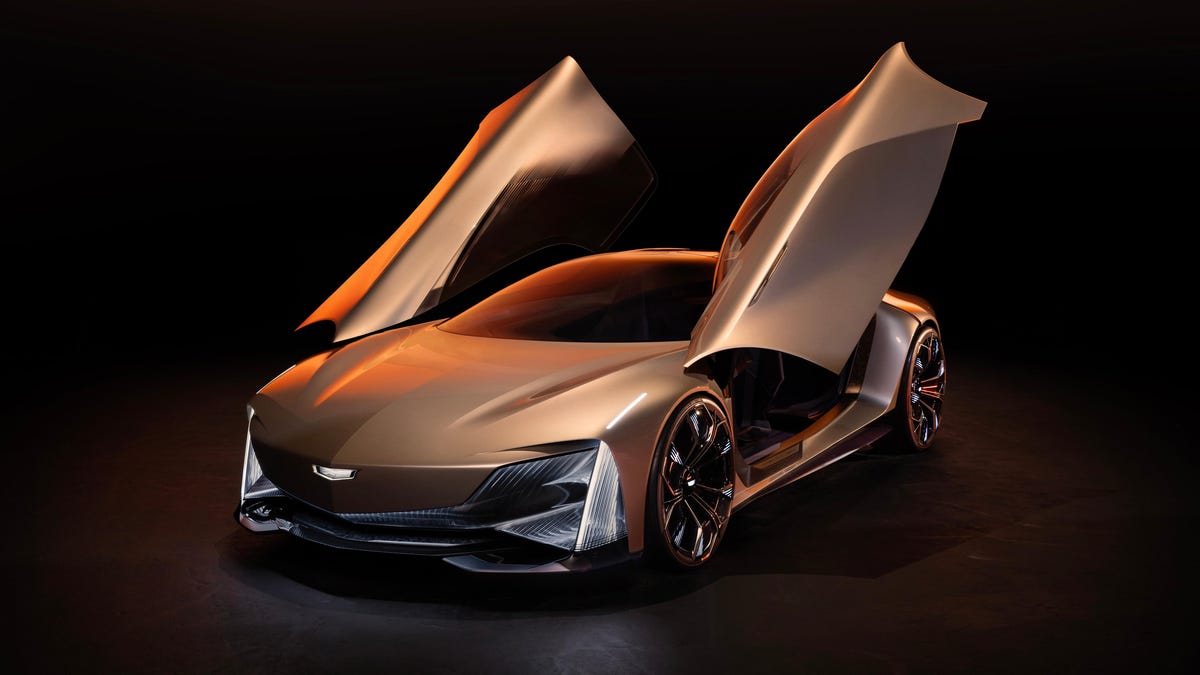 Cadillac’s ‘Opulent Velocity’ Concept Is A Vision Of An Electric Gullwing Future