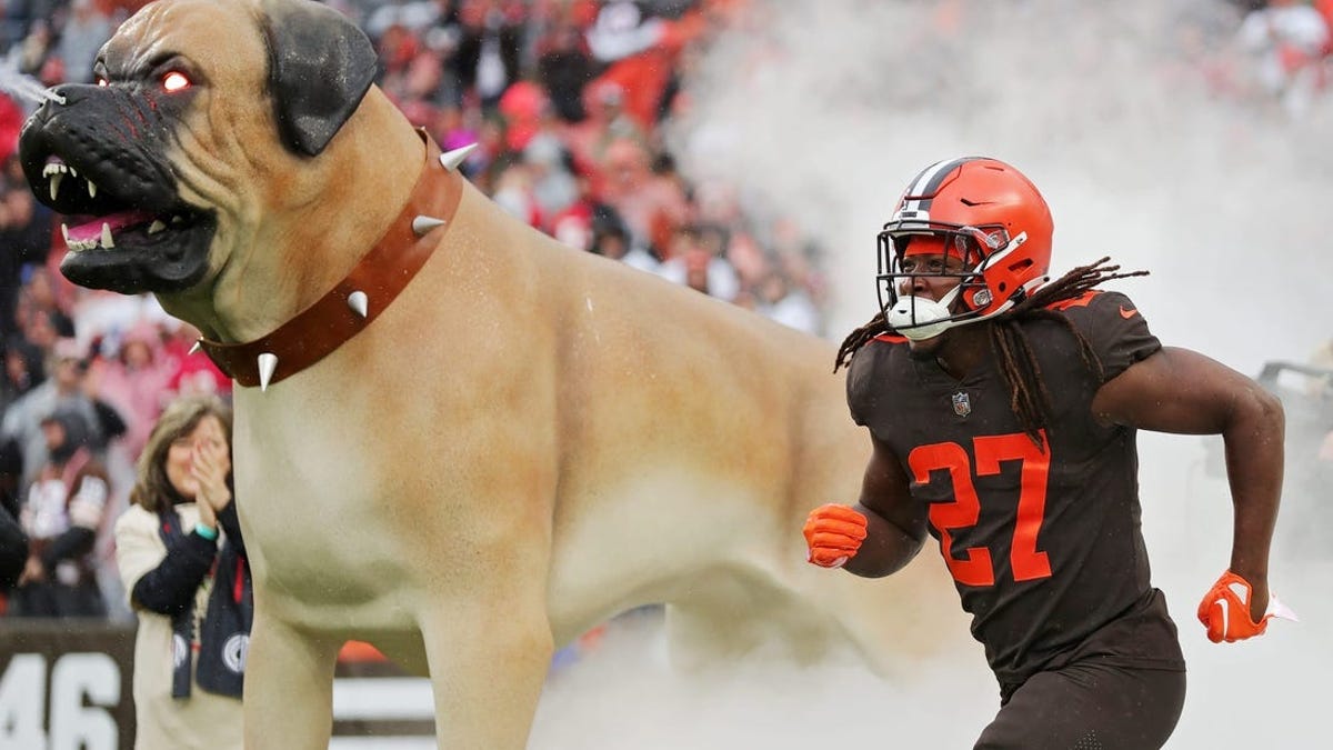 Browns unveil finalists for new dog logo