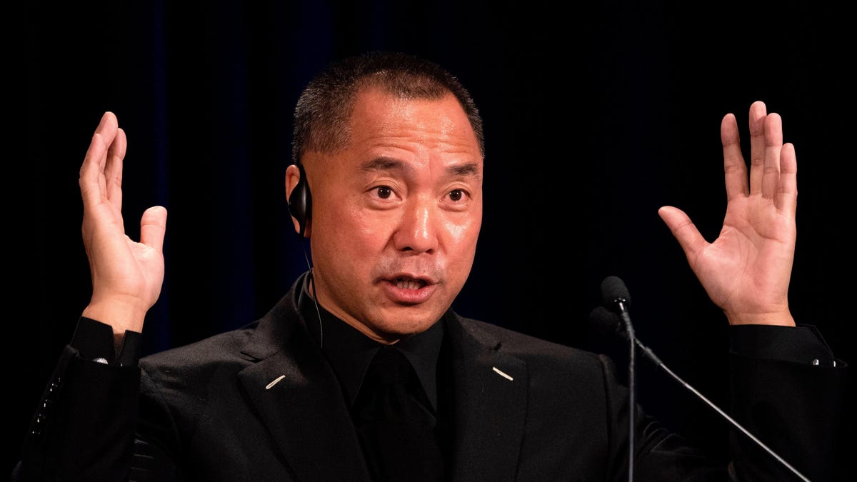 Creditors put fugitive Guo Wengui's dragon head-shaped Pangu Plaza