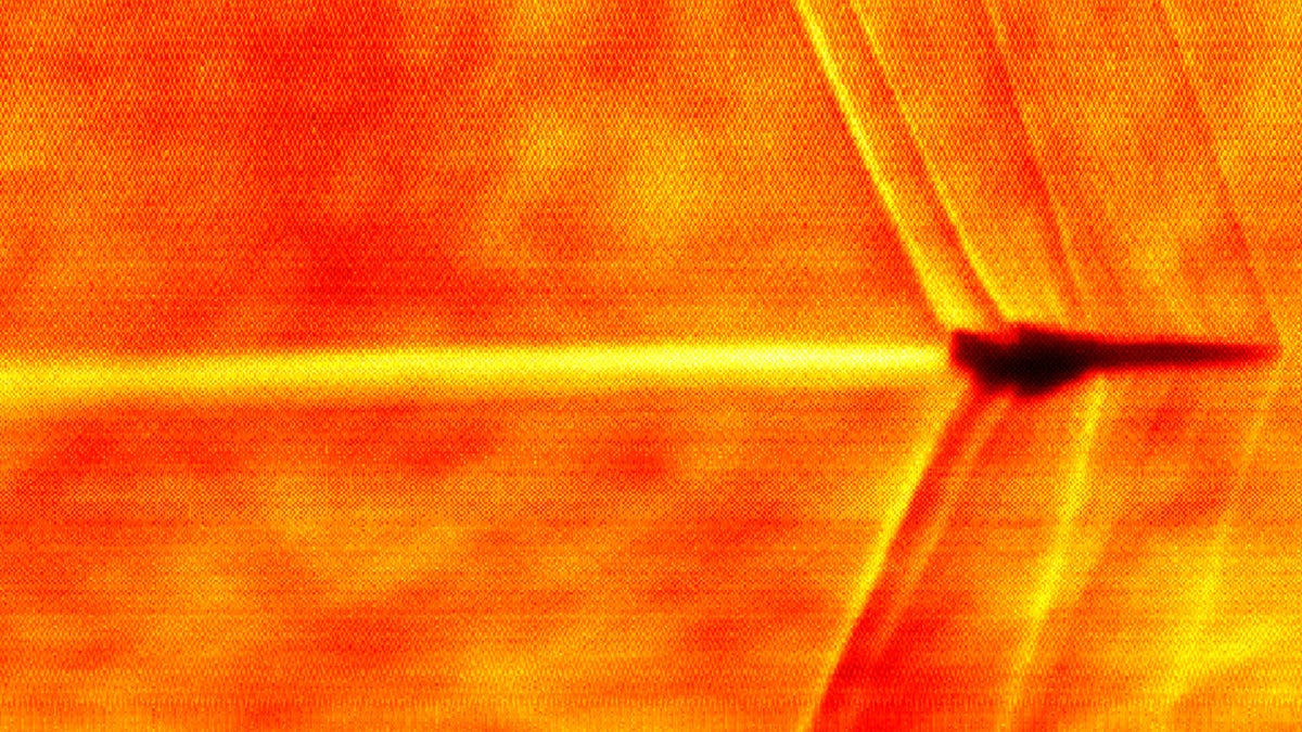 NASA captures stunning image of a supersonic jet shattering the sound barrier