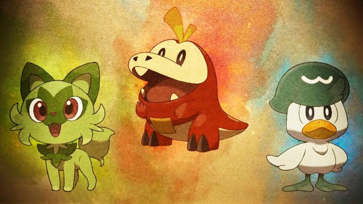 Pokémon Scarlet Violet Gen 9 - STARTERS EVOLUTION 