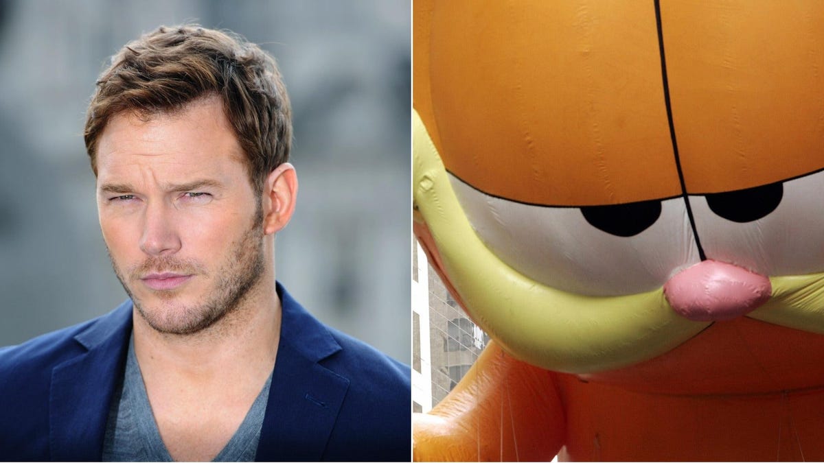 Chris Pratt, the voice of Mario, will also be voicing Garfield