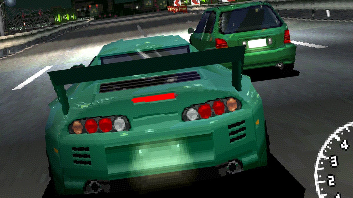 Initial D Remake opening scene in Assetto Corsa 