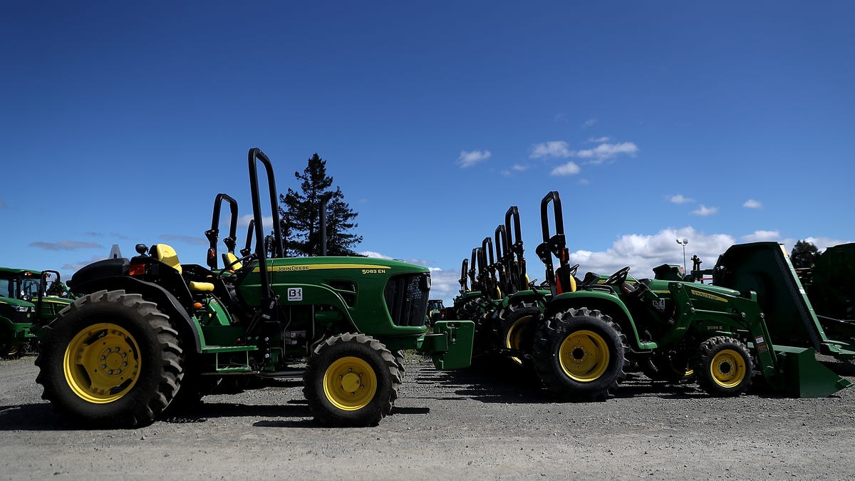 Deere's slump shows the real economy is slowing down