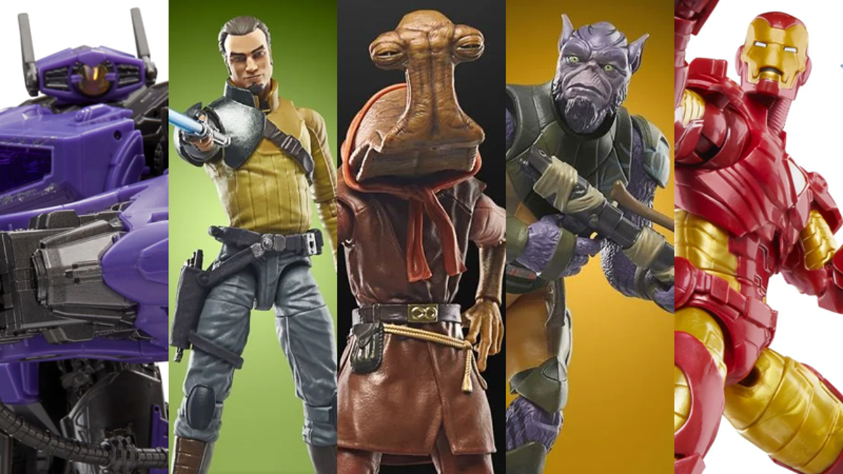 Las nuevas figuras de Hasbro están llenas de rebeldes, robots y un maldito martillo