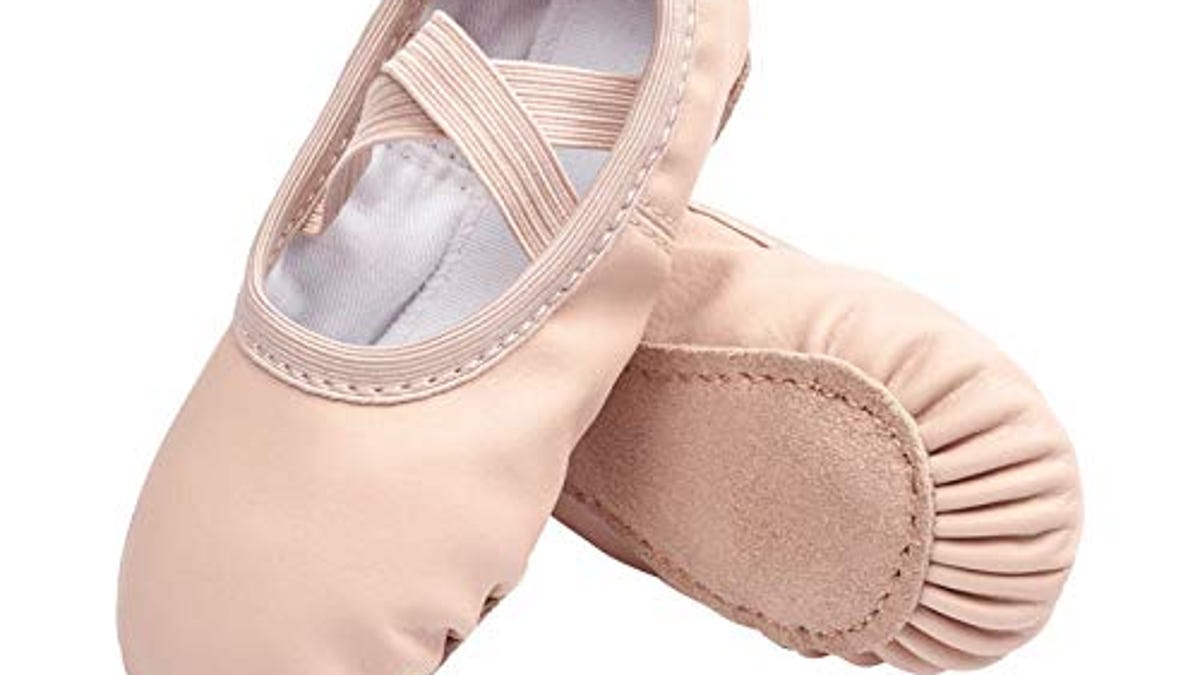 Stelle Girls Ballet Shoes Boys Toddler Soft Leather Dance Slippers for Toddler/Little Kid/Big Kid(Ballet Pink, Now 49% Off