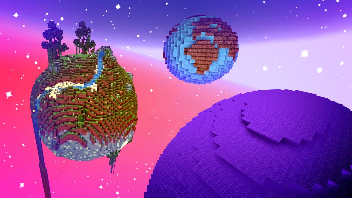 Minecraft planets