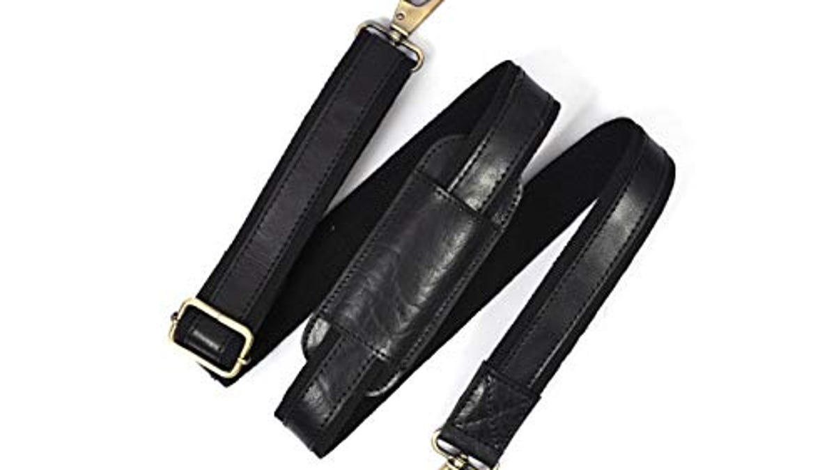 Leather Bag Strap Replacement Adjustable Shoulder Strap Brown Black for  Messenger, Now 50.02% Off