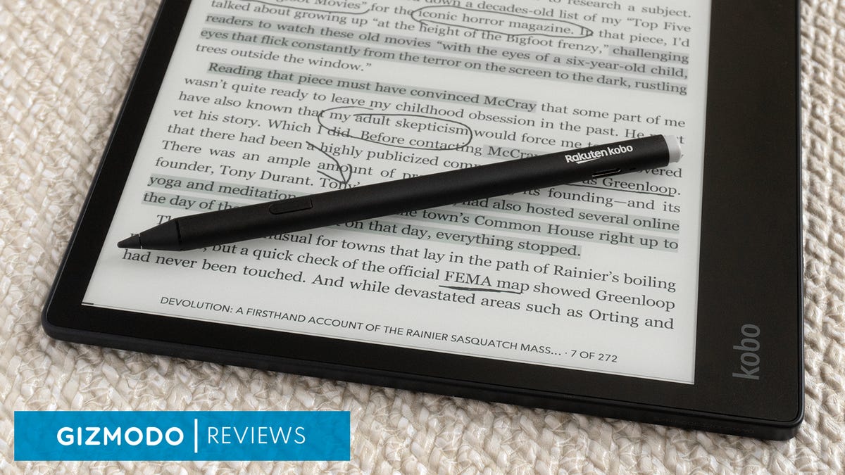 The Kindle Scribe is great, but the Kobo Elipsa 2E is the better  note-taking tablet