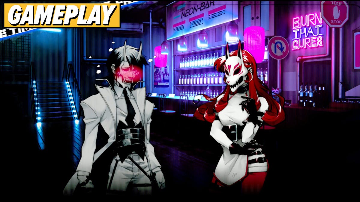 Neon White PC Port Review: Anime Dating Sim And Speed Running