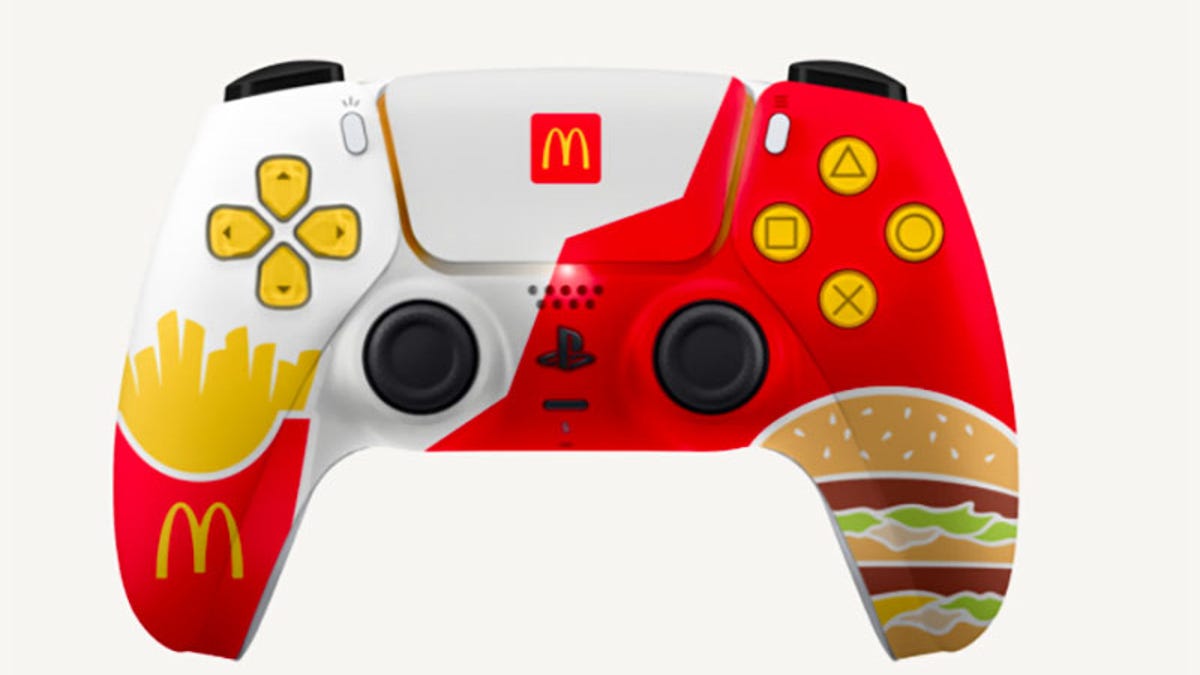 McDonald's Cooks Up Secret PS5 Controller With Questionable Aesthetics