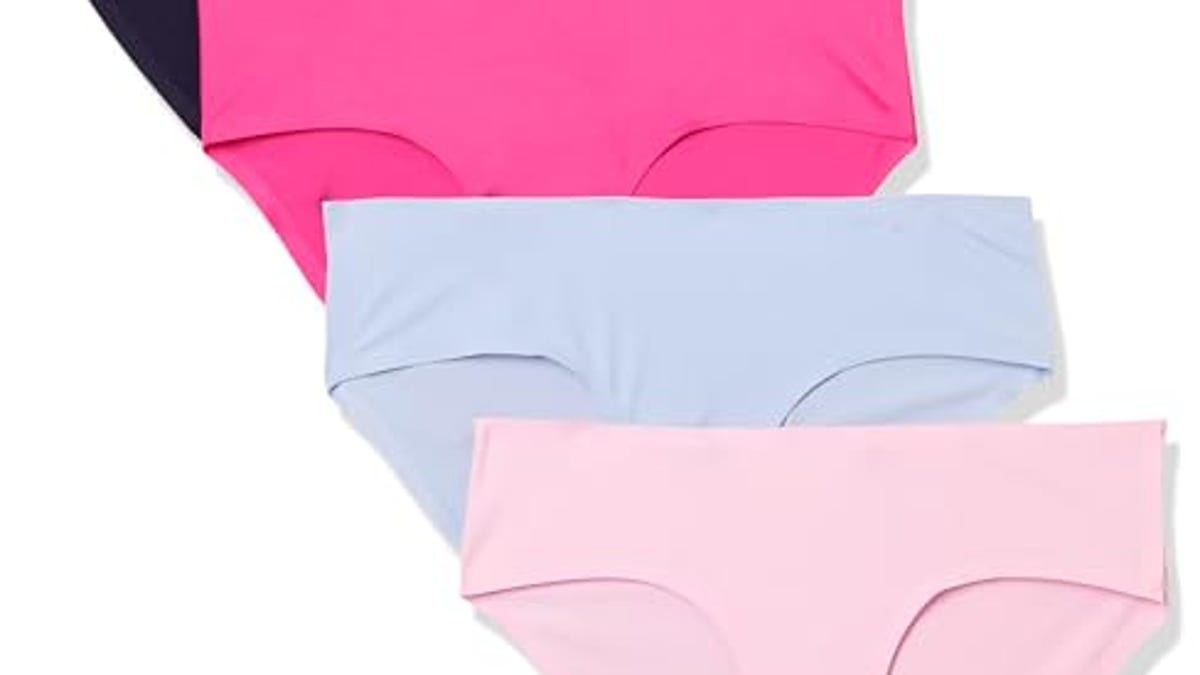 Amazon Essentials Women's Seamless Bonded Stretch Hipster Underwear, Now 36% Off