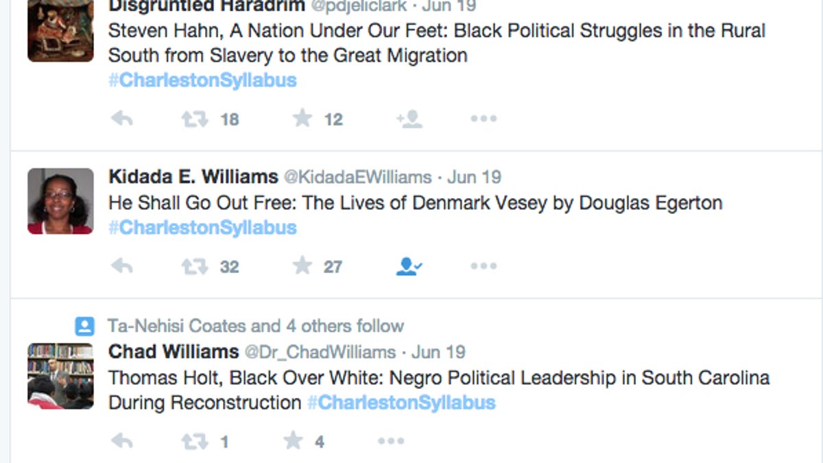 A US professor crowdsourced this powerful syllabus after the Charleston ...