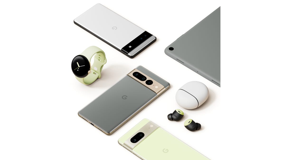 Every Pixel Device at Google I/O: Phones, Watch, Earbuds, Tablet