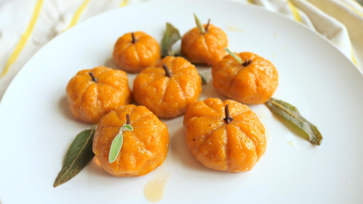Why Not Shape Your Gnocchi Into Wee Pumpkins?