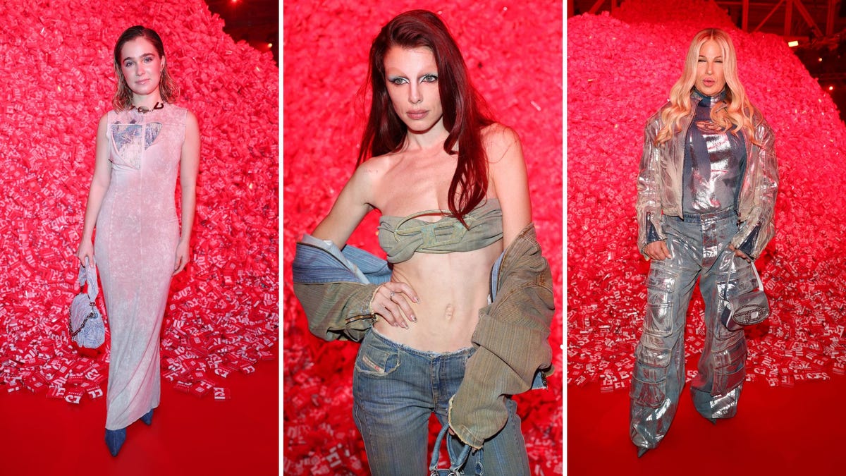 Diesel fashion show features mountain of 200,000 condoms