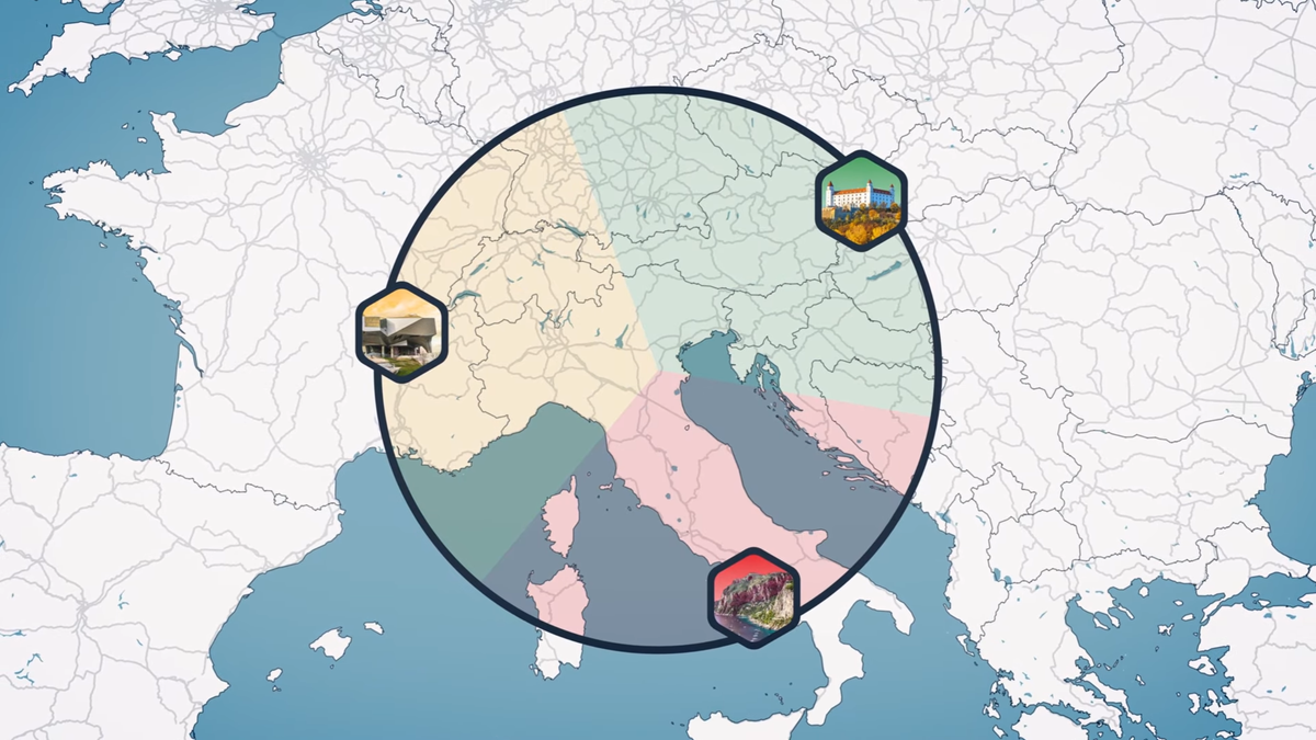 The public transport system in Europe is so good that you could play a game of tag the size of a continent