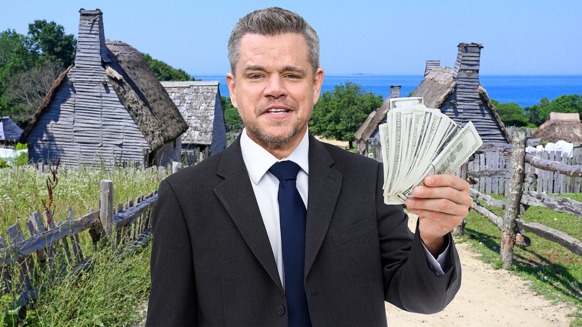 Matt Damon Stars In Super Bowl Commercial Promoting Paper Money