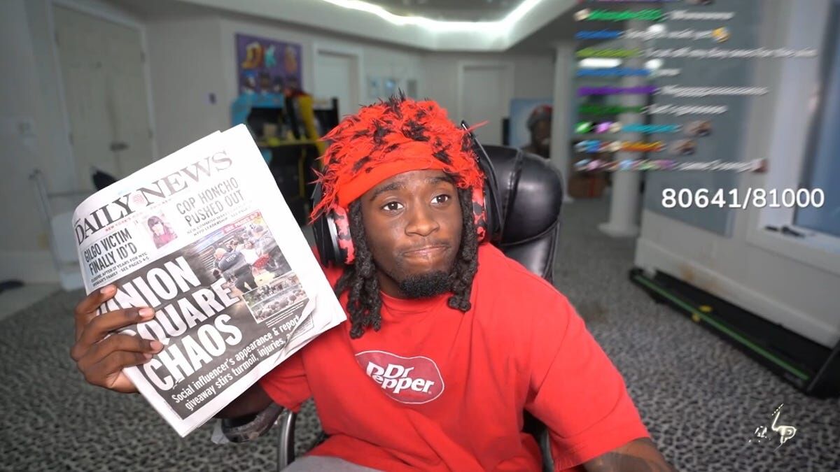 Twitch Star Kai Cenat Speaks On PS5 Giveaway That Led To Riot