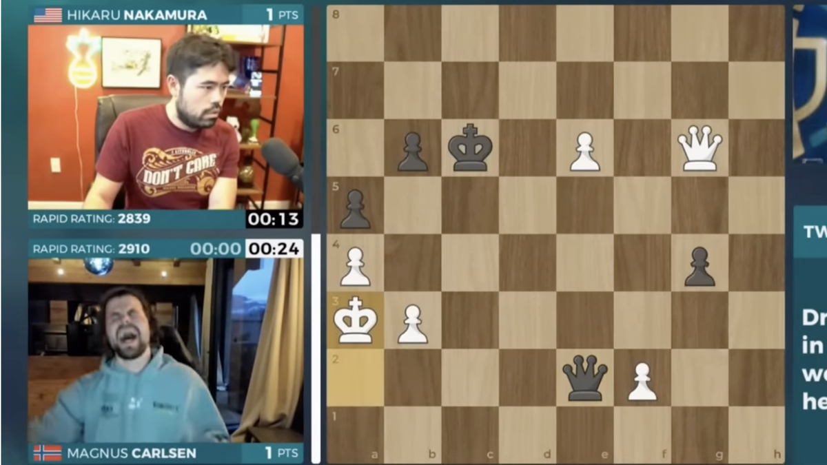 World Championship Game 8: Carlsen in luck