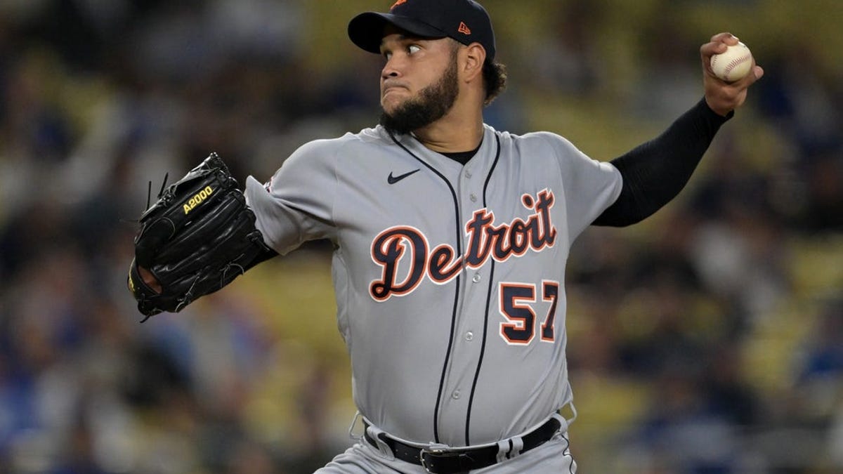 EDUARDO RODRIGUEZ throws a strike on his first pitch of the game