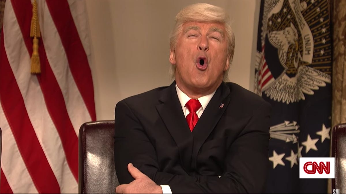 Watch SNL's Alec Baldwin Mock Donald Trump On Gun Violence