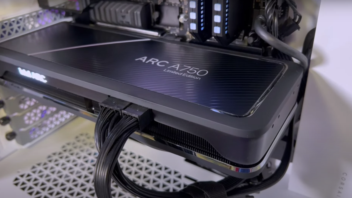 Intel Shows Off Arc A750 Limited Edition GPU Performance