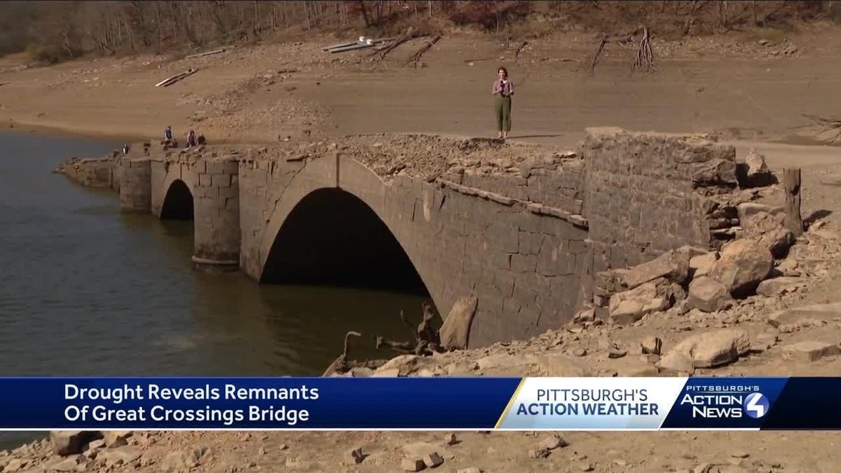 206-Year-Old Bridge Uncovered In Pennsylvania Because Of Drought