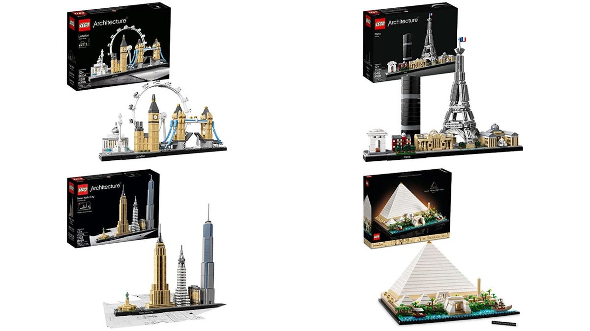 LEGO Architecture New York City 21028, Build It Yourself New York Skyline  Model Kit for Adults and Kids (598 Pieces),Multicolor