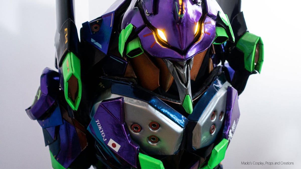 Neon Genesis Evangelion Cosplayer Builds Incredible Mech Suit