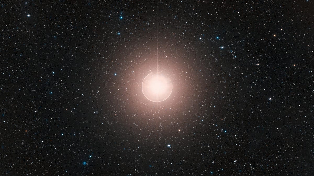 The star Betelgeuse will temporarily disappear on December 11