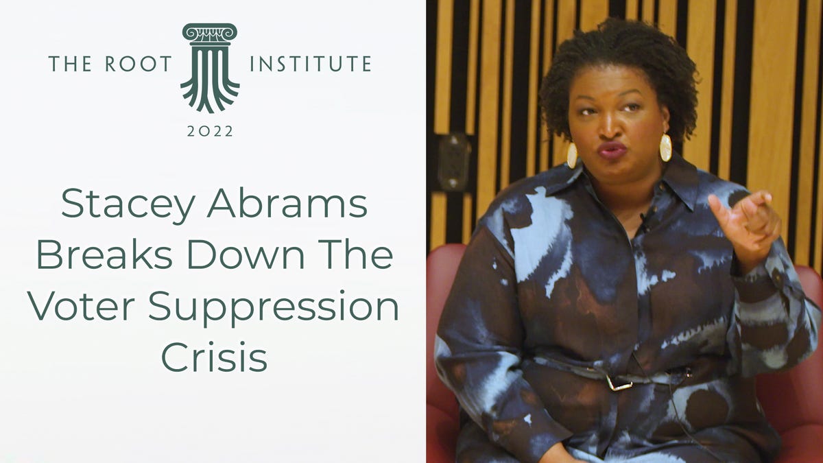 Stacey Abrams On The Voter Suppression Crisis - Root Institute