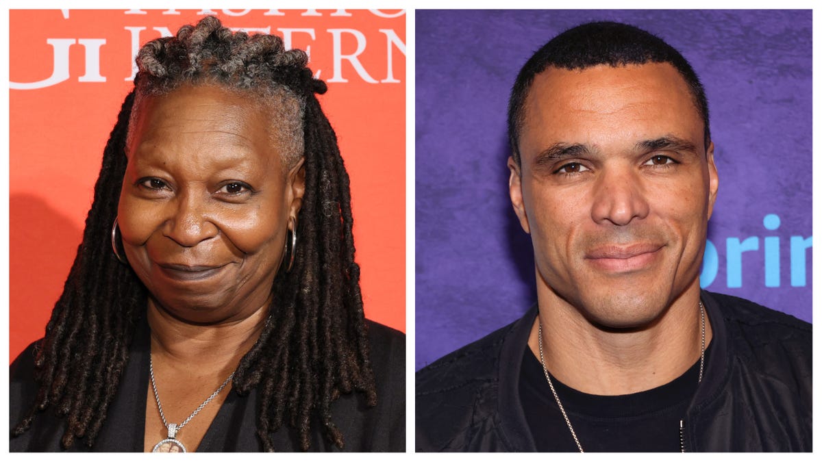 Whoopi Goldberg Meets Distant Cousin, NFL Star Tony Gonzalez