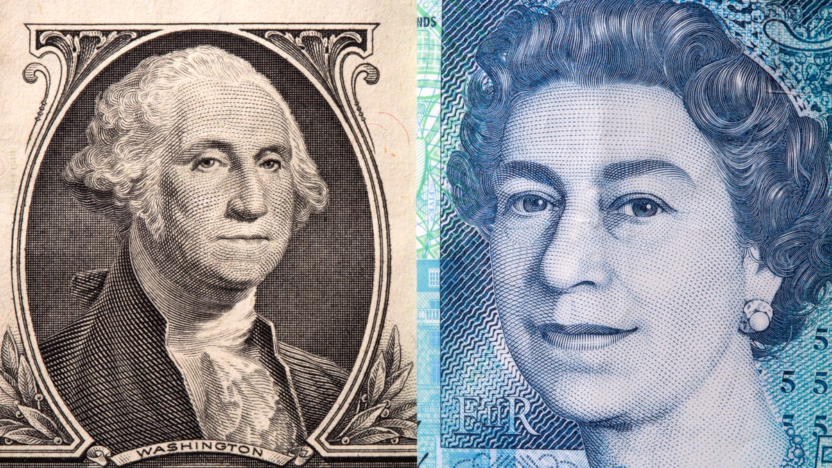 Why is the British pound rising against the US dollar?