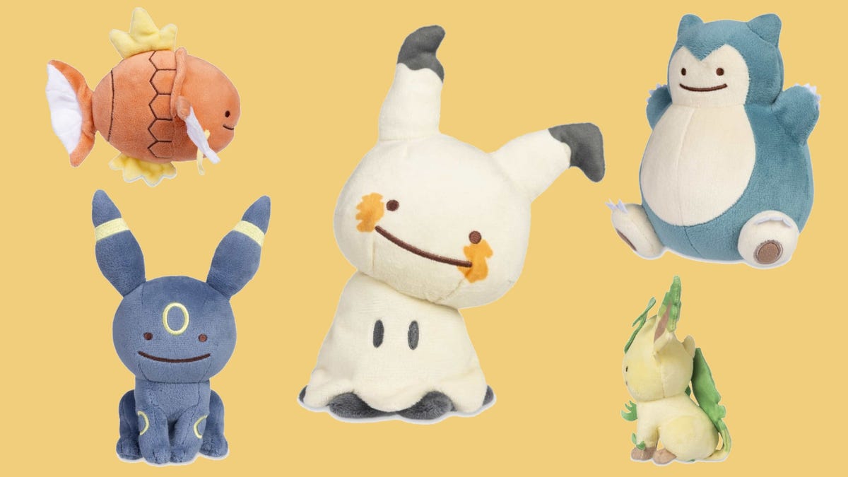 There's Something Very Suspicious About These New Pokémon Plushies