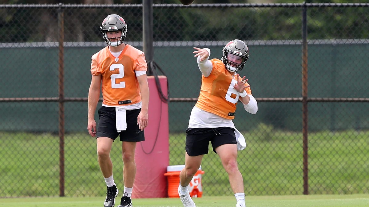 Watch Baker Mayfield Kyle Trask battle to replace Tom Brady