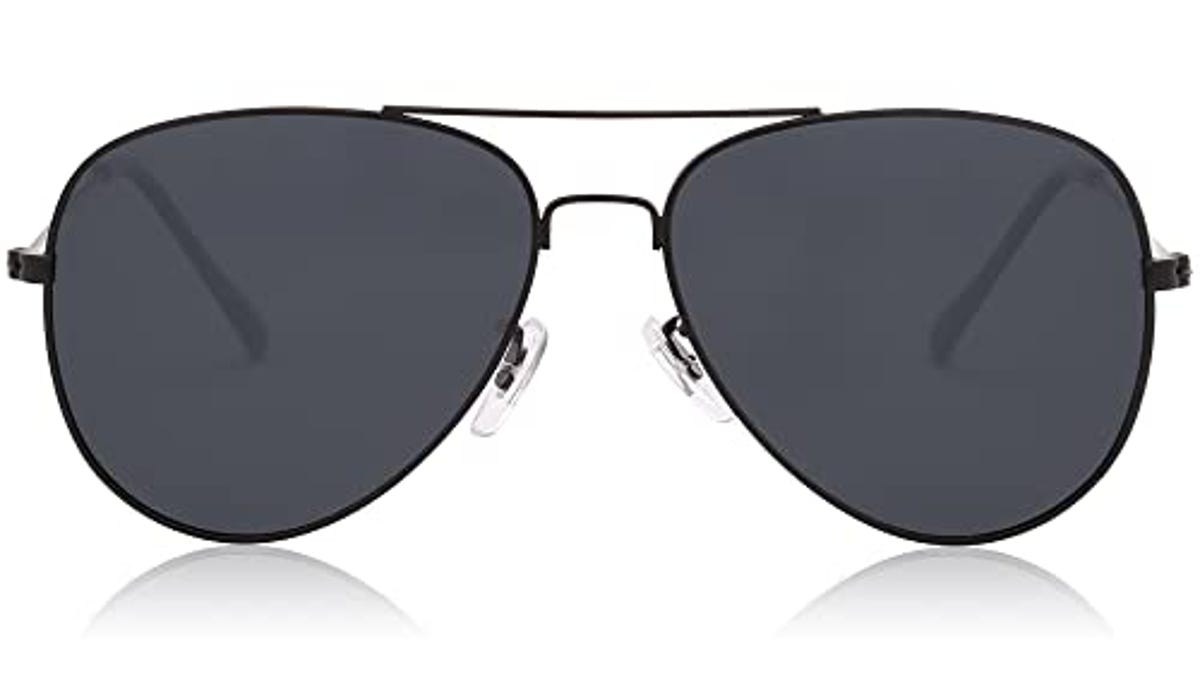 SOJOS Classic Aviator Polarized Sunglasses for Men Women Vintage Retro ...