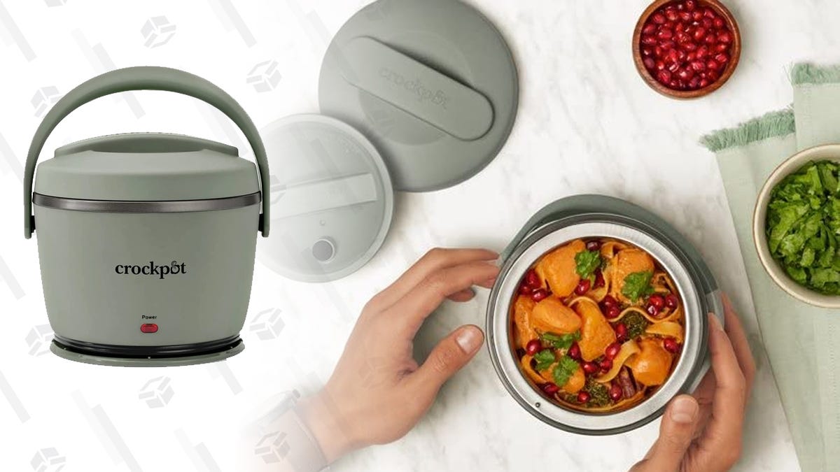 This Portable Crockpot Lunch Box Will Warm Up Your Food at Just $36