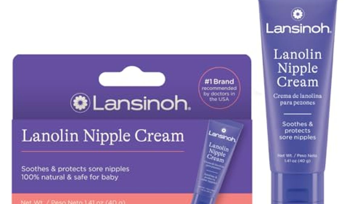 Lansinoh Lanolin Nipple Cream Safe for Breastfeeding Baby, Now 31% Off