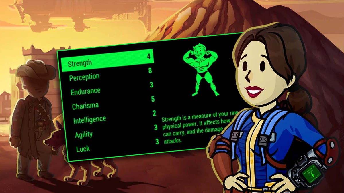 Las estrellas de televisión de Fallout ahora tienen sus propias estadísticas del juego Fallout