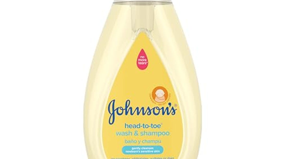 Johnson's Head-to-Toe Gentle Tear-Free Baby & Newborn Wash & Shampoo ...