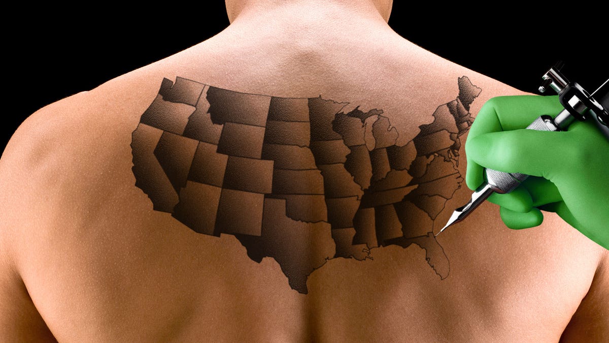 Ornamental style world map on the upper back.... - Official Tumblr page for  Tattoofilter for Men and Women