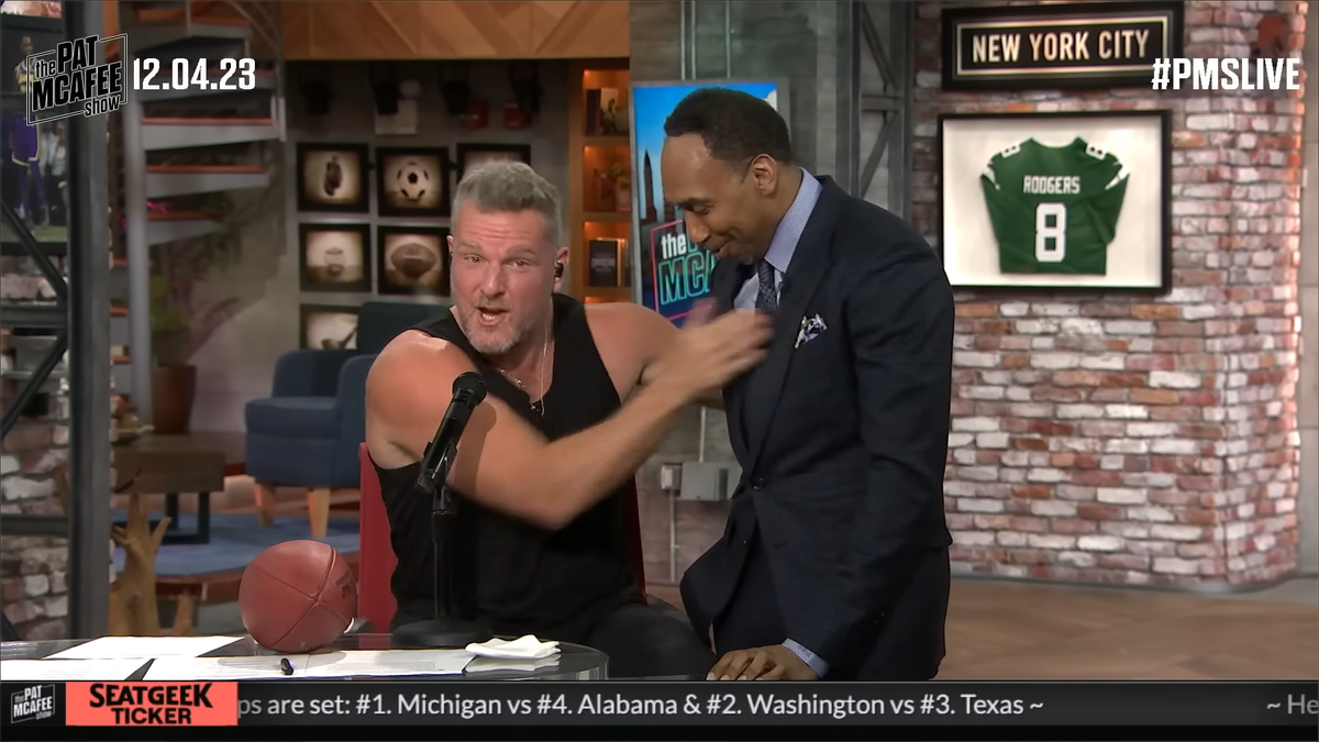 Pat McAfee llama a Stephen A. un ‘hijo de puta’ durante discusión