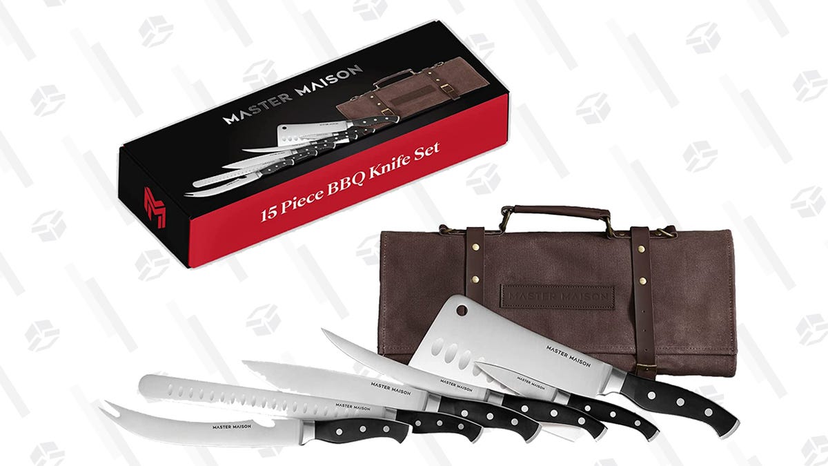 Save $10 on a Master Maison Barbecue Knife Set and Become the