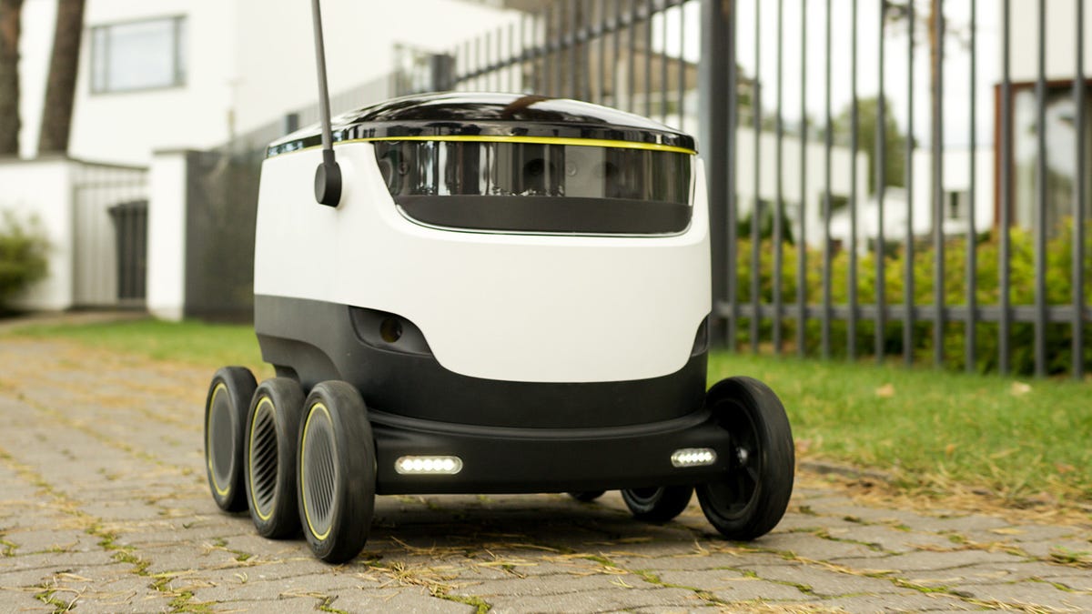 Starship robots are testing deliveries for DoorDash and Postmates in ...