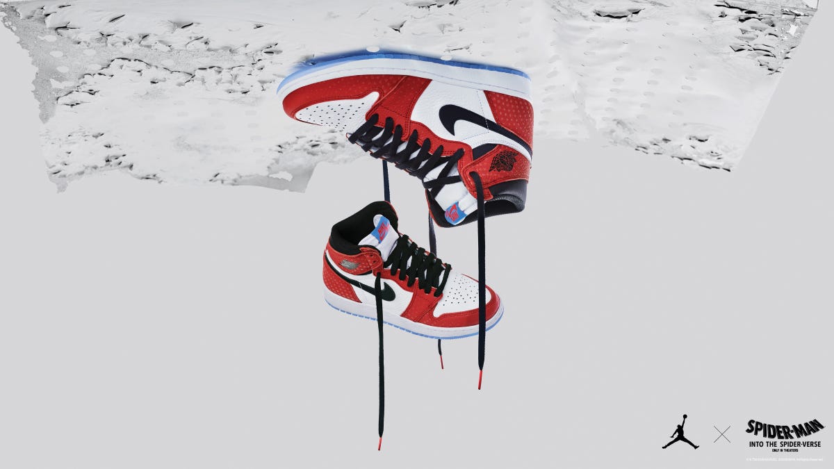 1600x900 Spiderman Miles Morales Nike Air Jordan Wallpaper